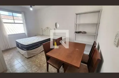 Kitnet / stúdio para aluguel - marapé, 1 quarto,  32 m² - santos