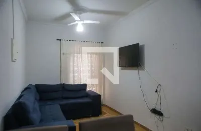 Apartamento para aluguel - gonzaga , 1 quarto,  50 m² - santos