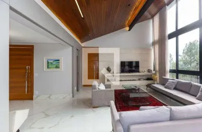 Casa / sobrado em condomínio para aluguel - estância serrana, 4 quartos,  450 m² - nova lima