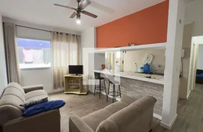 Apartamento para aluguel - vila caiçara, 2 quartos,  50 m² - praia grande