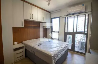 Kitnet / stúdio para aluguel - brooklin, 1 quarto,  24 m² - são paulo
