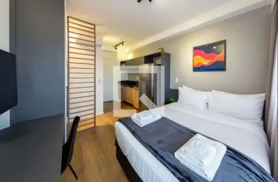 Kitnet / stúdio para aluguel - chácara santo antonio, 1 quarto,  27 m² - são paulo