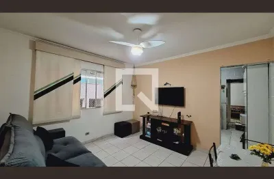 Apartamento para aluguel - vila tupi, 1 quarto,  52 m² - praia grande