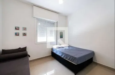 Kitnet / stúdio para aluguel - embaré, 1 quarto,  30 m² - santos