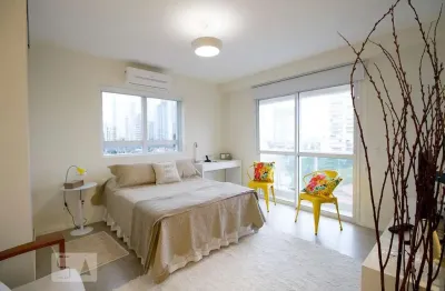 Kitnet / stúdio para aluguel - brooklin, 1 quarto,  32 m² - são paulo