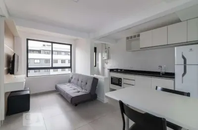 Apartamento para aluguel - mercês, 1 quarto,  33 m² - curitiba
