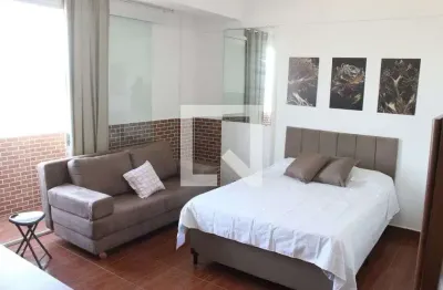 Apartamento para aluguel - itararé, 1 quarto,  35 m² - são vicente