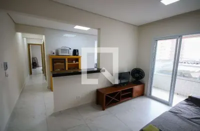 Apartamento para aluguel - vila caiçara, 2 quartos,  70 m² - praia grande