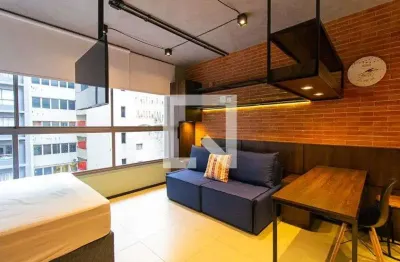 Kitnet / stúdio para aluguel - consolação, 1 quarto,  27 m² - são paulo