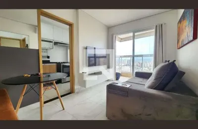 Apartamento para aluguel - campo grande, 1 quarto,  40 m² - santos