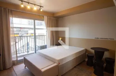 Kitnet / stúdio para aluguel - brooklin, 1 quarto,  26 m² - são paulo