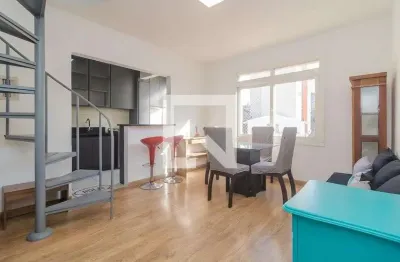 Cobertura para aluguel - centro histórico, 1 quarto,  119 m² - porto alegre
