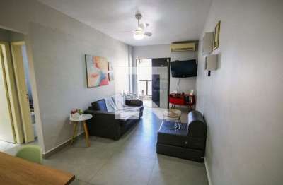 Apartamento para aluguel - canto do forte, 1 quarto,  53 m² - praia grande