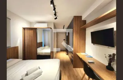 Kitnet / stúdio para aluguel - moema, 1 quarto,  31 m² - são paulo