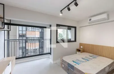 Kitnet / stúdio para aluguel - brooklin, 1 quarto,  25 m² - são paulo