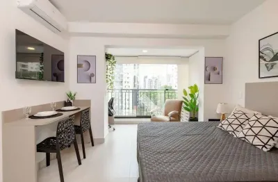 Apartamento para aluguel - brooklin, 1 quarto,  27 m² - são paulo