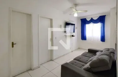 Apartamento para aluguel - vila tupi, 1 quarto,  47 m² - praia grande