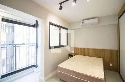 Kitnet / stúdio para aluguel - brooklin, 1 quarto,  25 m² - são paulo