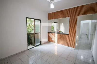 Apartamento para aluguel - aviação, 1 quarto,  47 m² - praia grande