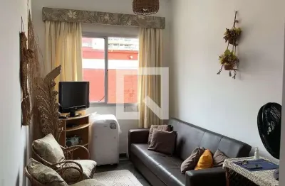 Apartamento para aluguel - boqueirão, 1 quarto,  50 m² - praia grande