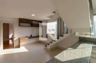 Cobertura para aluguel - vila paris, 2 quartos,  105 m² - belo horizonte