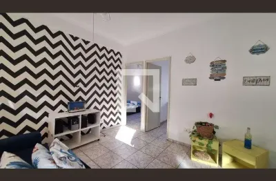 Apartamento para aluguel - guilhermina, 2 quartos,  45 m² - praia grande