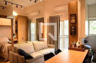 Kitnet / stúdio para aluguel - granja viana, 1 quarto,  37 m² - cotia