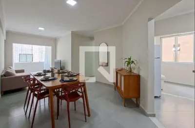 Apartamento para aluguel - vila tupi, 3 quartos,  77 m² - praia grande