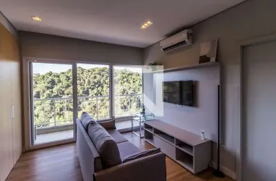 Apartamento para aluguel - alphaville, 1 quarto,  50 m² - santana de parnaíba