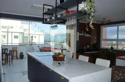 Cobertura para aluguel - parque esplanada, 3 quartos,  178 m² - embu das artes