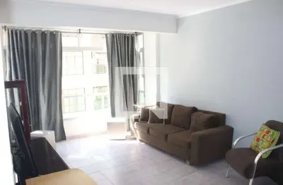 Apartamento para aluguel - itararé, 1 quarto,  75 m² - são vicente