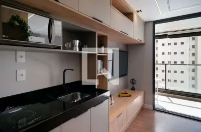 Kitnet / stúdio para aluguel - brooklin, 1 quarto,  31 m² - são paulo