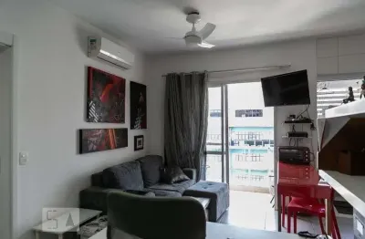 Apartamento para aluguel - boqueirão, 1 quarto,  48 m² - santos