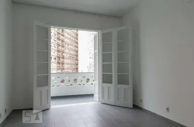 Kitnet / stúdio para aluguel - josé menino, 1 quarto,  31 m² - santos