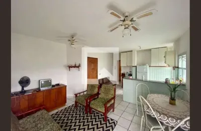 Apartamento para aluguel - vila caiçara, 1 quarto,  48 m² - praia grande