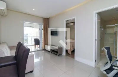 Apartamento para aluguel - brooklin, 1 quarto,  51 m² - são paulo