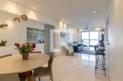 Apartamento para aluguel - vila tupi, 3 quartos,  120 m² - praia grande
