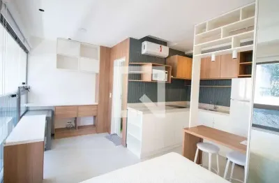 Kitnet / stúdio para aluguel - brooklin, 1 quarto,  23 m² - são paulo