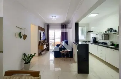Apartamento para aluguel - guilhermina, 2 quartos,  82 m² - praia grande