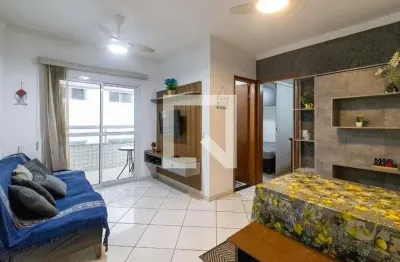 Apartamento para aluguel - guilhermina, 2 quartos,  54 m² - praia grande