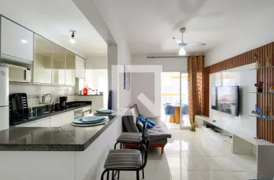 Apartamento para aluguel - aviação, 2 quartos,  66 m² - praia grande
