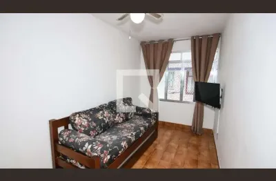 Apartamento para aluguel - canto do forte, 1 quarto,  42 m² - praia grande