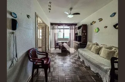 Apartamento para aluguel - ponta da praia, 1 quarto,  98 m² - santos