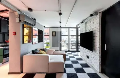 Apartamento para aluguel - itaim bibi, 1 quarto,  140 m² - são paulo