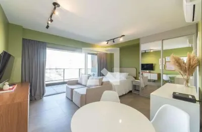 Apartamento para aluguel - brooklin, 1 quarto,  43 m² - são paulo