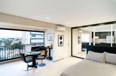 Kitnet / stúdio para aluguel - campo belo, 1 quarto,  36 m² - são paulo