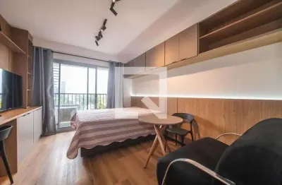Kitnet / stúdio para aluguel - brooklin, 1 quarto,  24 m² - são paulo