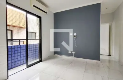 Apartamento para aluguel - guilhermina, 1 quarto,  53 m² - praia grande