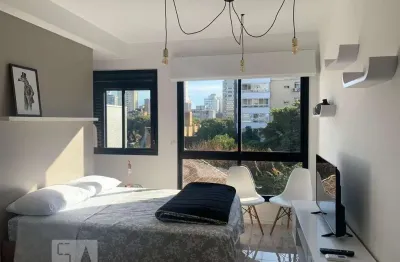 Kitnet / stúdio para aluguel - moinhos de vento, 1 quarto,  28 m² - porto alegre