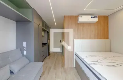 Kitnet / stúdio para aluguel - brooklin, 1 quarto,  25 m² - são paulo